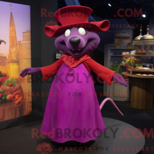 Magenta Ratatouille máscara...