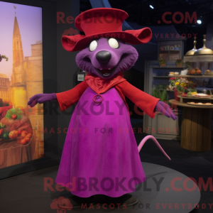 Magenta Ratatouille maskot...