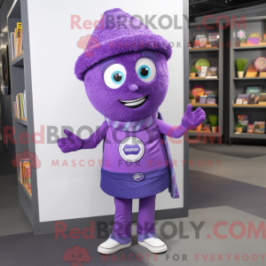Personaggio mascotte Purple...