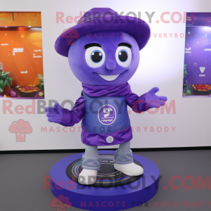 Personaggio mascotte Purple...
