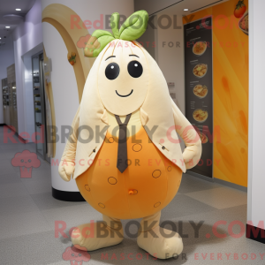 Cream Apricot mascot...