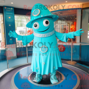 Turquoise Gyro mascot...