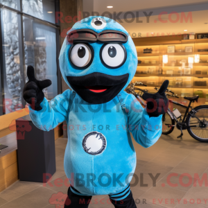 Disfraz de mascota de Cyan...