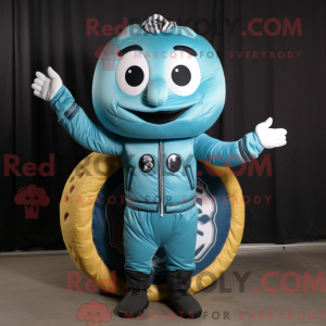 Costume de mascotte de Cyan...