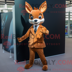 Brun rådyr maskot drakt...