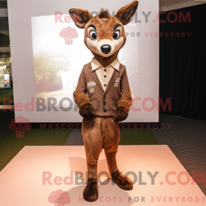 Brown Roe Deer mascot...