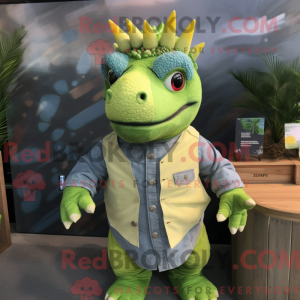 Limegrøn Ankylosaurus...