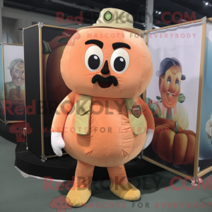 Peach Pumpkin mascot...