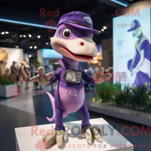 Purple Dimorphodon mascot...