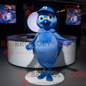 Blue Blue Jay mascot...