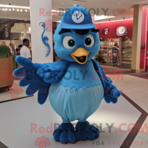 Blue Blue Jay mascot...