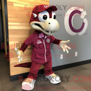 Maroon Geckos mascot...