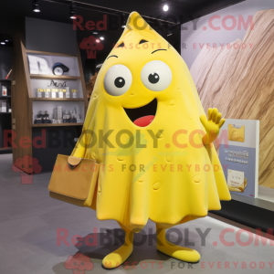 Yellow Ray-maskot kostym...