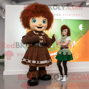 Brown Irish Dancer mascot...