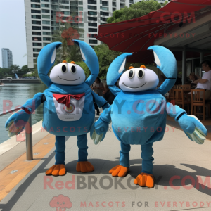 Sky Blue Crab Cakes mascot...