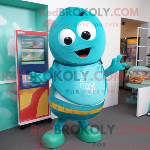 Turquoise Shakshuka mascot...