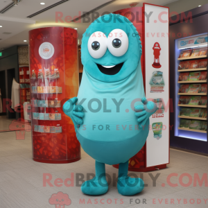 Turquoise Shakshuka mascot...