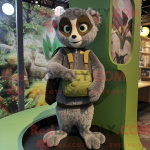 Postava maskota Olive Lemur...