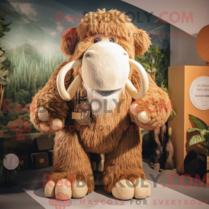 Disfraz de mascota mamut...
