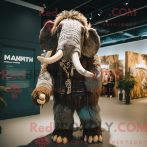 Disfraz de mascota mamut...