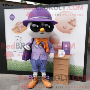 Lavender Mandarin mascot...