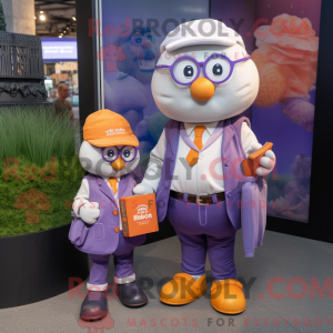 Lavender Mandarin mascot...