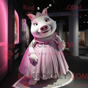 Pig mascot costume...