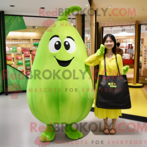 Lime Green Mango mascot...