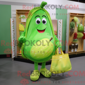 Lime Green Mango mascot...
