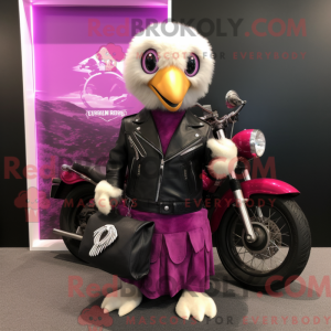 Magenta Gosling mascot...