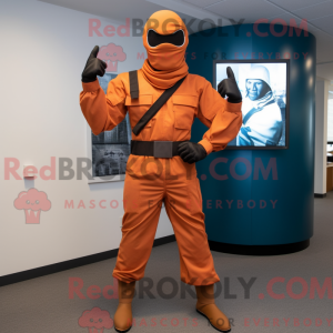 Rust Gi Joe mascot costume...