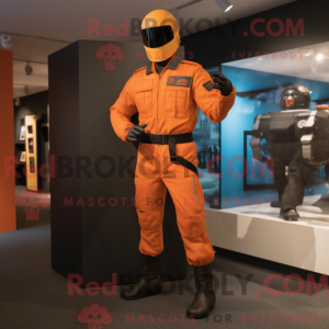 Rust Gi Joe mascot costume...