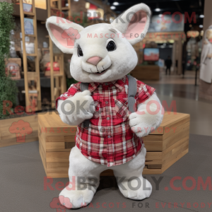 Hvid Chinchilla maskot...