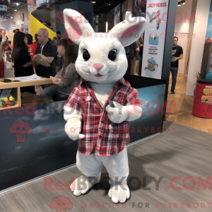 Hvid Chinchilla maskot...