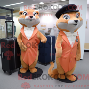 Peach Mongoose maskot...