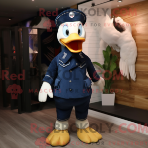 Navy Geese maskot drakt...
