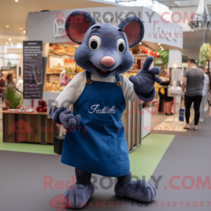 Blue Ratatouille mascot...