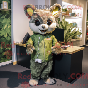 Olive Dormouse mascot...