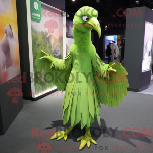 Lime Green Vulture maskot...