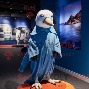 Blue Gull mascot costume...