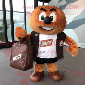 Rust Potato mascot costume...