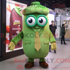 Olive Candy Box mascot...