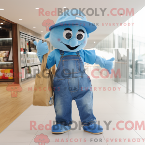 Postava maskota Sky Blue...