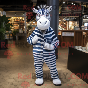 Figura de máscara de zebra...