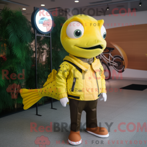Citrongul laks maskot...