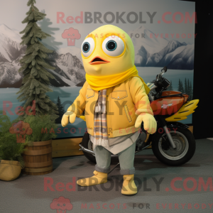 Citrongul laks maskot...