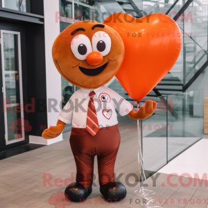 Rust Heart Shaped Balloons...