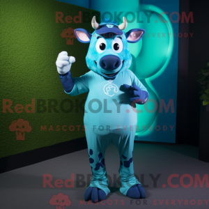 Cyan Jersey Cow...