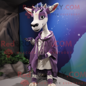 Lavender Okapi mascot...