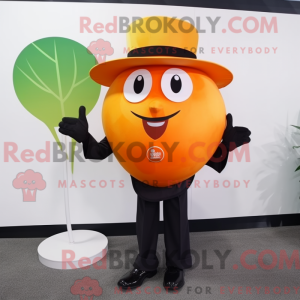 Orange æble maskot kostume...